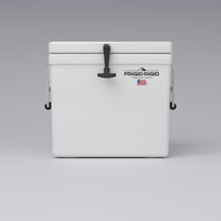 Frigid Rigid 21" x 15" x 18" fiberglass ice chest, front