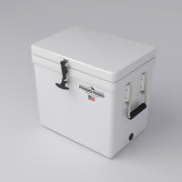 Frigid Rigid 21" x 15" x 18" fiberglass ice chest, top view