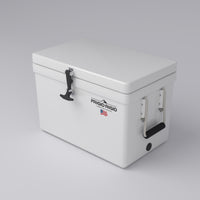 Frigid Rigid 24" x 15" x 15" fiberglass ice chest, top view