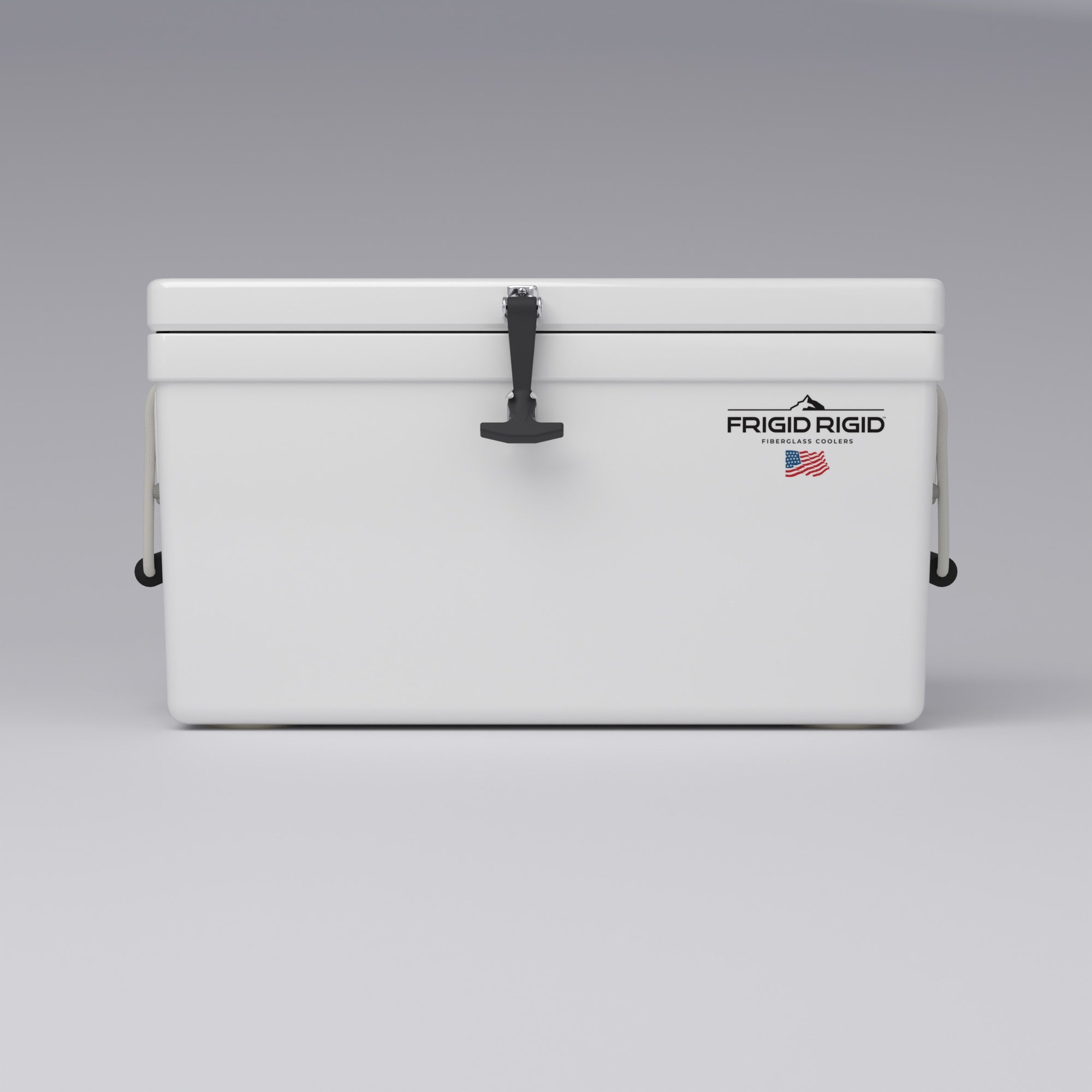 Frigid Rigid 30" x 15" x 15" fiberglass ice chest, front
