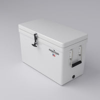 Frigid Rigid 30" x 15" x 18" fiberglass ice chest, top view