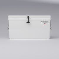Frigid Rigid 36" x 15" x 18" fiberglass ice chest, front