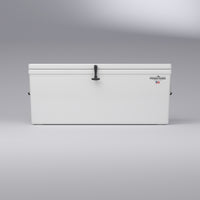 Frigid Rigid 54" x 21" x 21" fiberglass ice chest, front