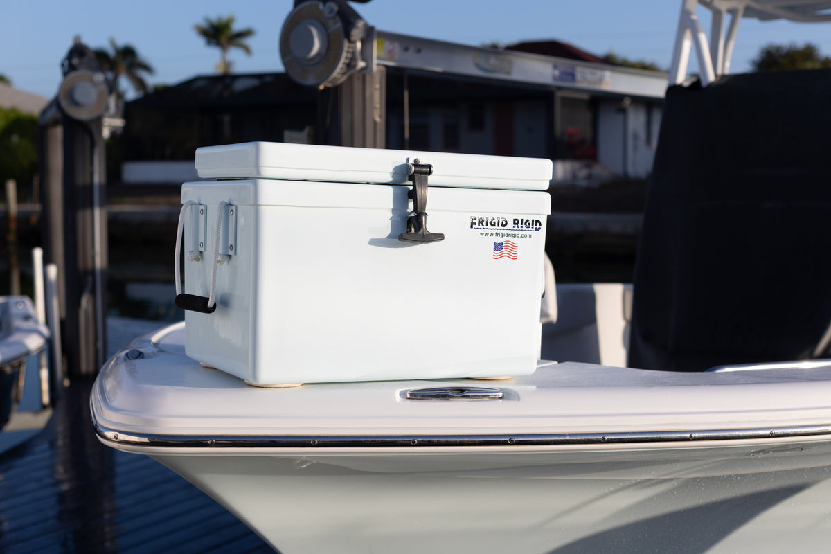 Frigid Rigid at the marina