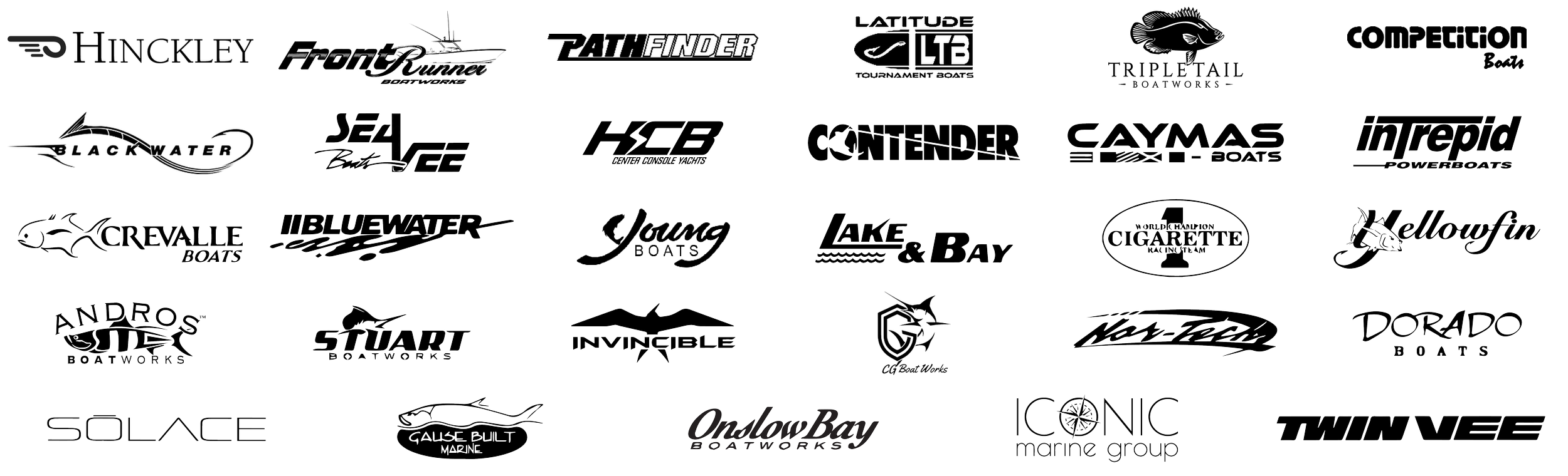 Frigid Rigid OEM boat-builder partners